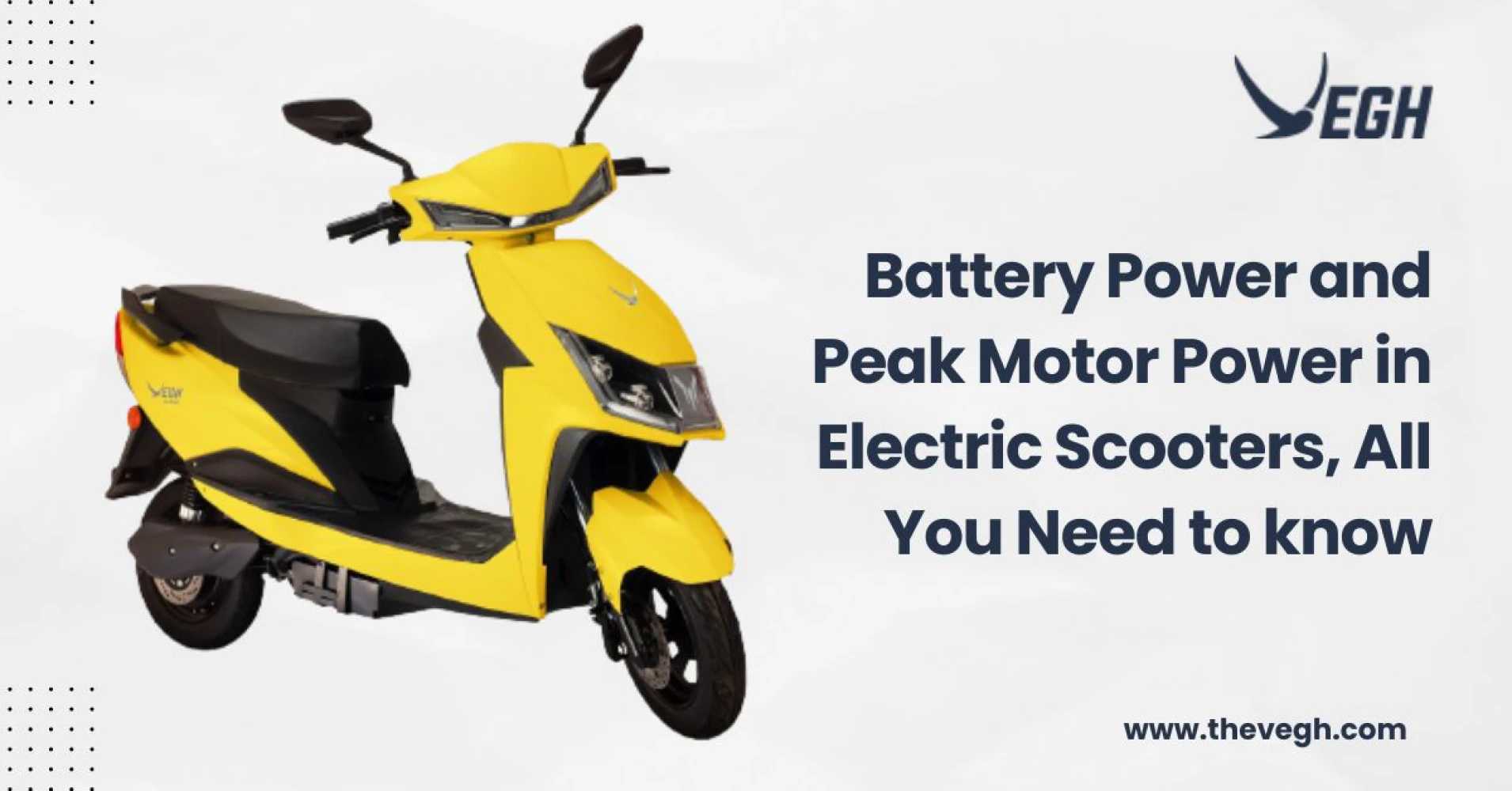 Battery power and peak motor power in Electric scooters: All you Need to know